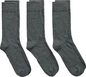 Gant Basicsocken "SOFT COTTON SOCKS 3-PACK" Packung, 3, 3 Stk. tlg. mit Logodruck am Knöchel