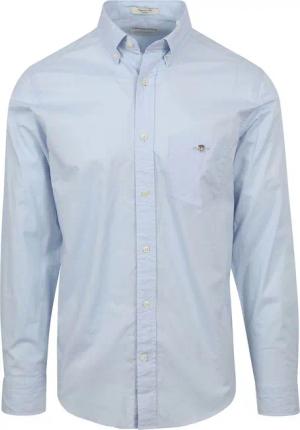 Gant Casual Hemd Poplin Hellblau - Größe 5XL