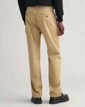 Gant Chinohose "REGULAR TWILL CHINOS" Regumit gefütterten Seitentaschen