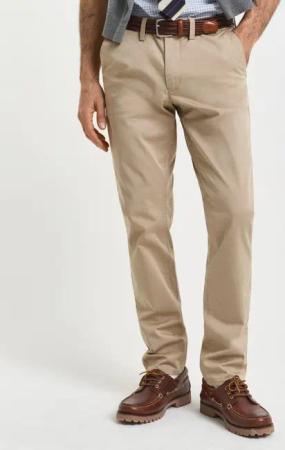 Gant Chinohose SLIM TWILL CHINOS mit gefütterten Seitentaschen