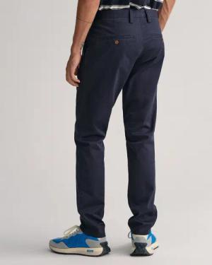 Gant Chinohose SLIM TWILL CHINOS mit gefütterten Seitentaschen