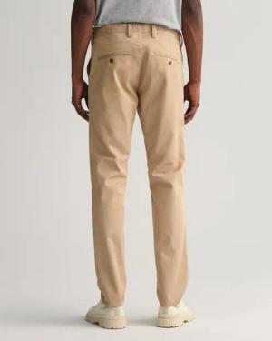 Gant Chinohose SLIM TWILL CHINOS mit gefütterten Seitentaschen