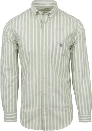 Gant College Hemd Stripe Hellgrün - Größe M