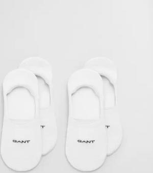 Gant Füßlinge "INVISIBLE SOCKS 2-PACK" mit Silikonbesatz am Fersenbereich