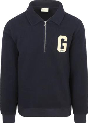 Gant Halfzip Pullover Fleece Blau - Größe XL