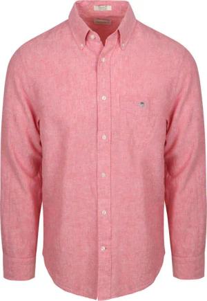 Gant Hemd Cotton Linen Rosa - Größe L