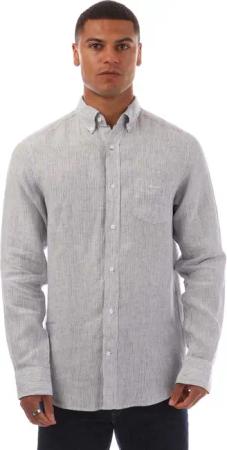 Gant - Hemd für Herren Leinen Regulär (Weiß)