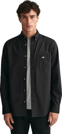 GANT Hemd Regular Fit  schwarz | S