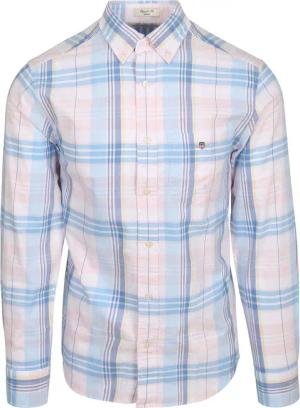 Gant Hemd Tartan Kariert Rosa - Größe XXL