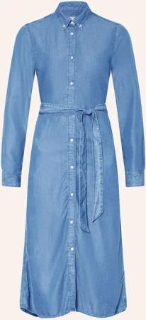 GANT Hemdblusenkleid in Jeansoptik