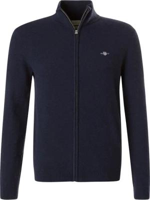 Gant Herren Cardigan blau unifarben