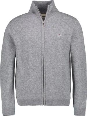Gant Herren Cardigan grau unifarben