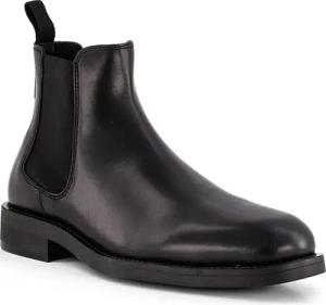 Gant Herren Chelsea Boots schwarz Glattleder