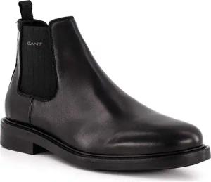 Gant Herren Chelsea Boots schwarz Glattleder