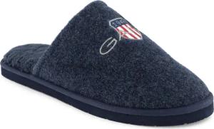 Gant Herren Hausschuhe blau Textil & Canvas meliert