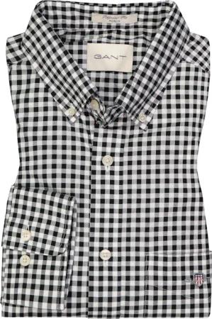 Gant Herren Hemd schwarz kariert