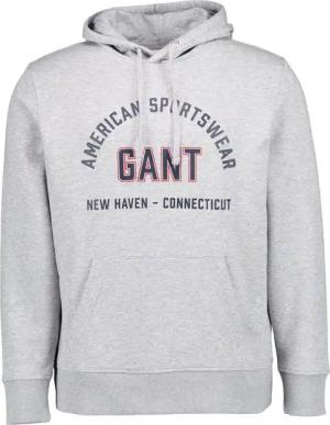 Gant Herren Hoodie grau unifarben