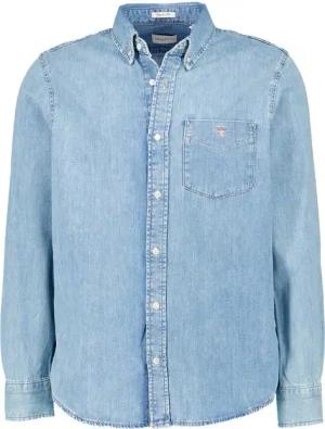 Gant Herren Jeanshemd blau Baumwolle