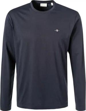 Gant Herren Longsleeve blau Baumwolle