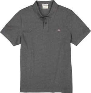 Gant Herren Polo-Shirt grau