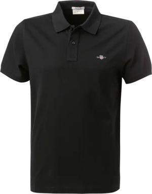 Gant Herren Polo-Shirt schwarz