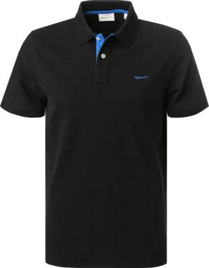 Gant Herren Polo-Shirt schwarz