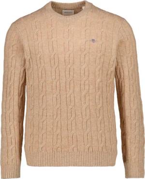 Gant Herren Pullover beige unifarben