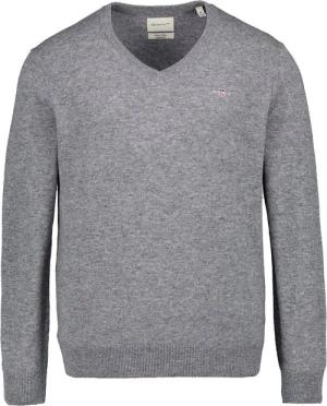 Gant Herren Pullover grau unifarben
