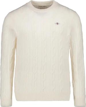 Gant Herren Pullover weiß unifarben