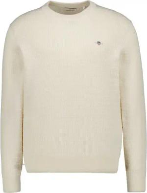 Gant Herren Pullover weiß unifarben