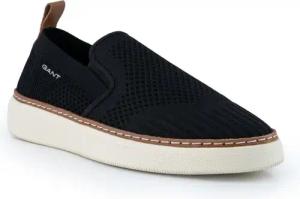 Gant Herren Slip Ons schwarz Textil & Canvas