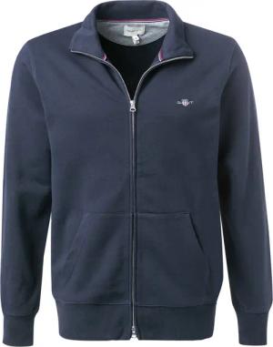 Gant Herren Sweatjacke blau unifarben