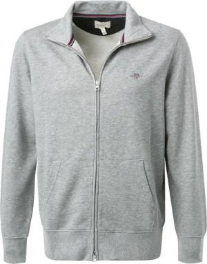 Gant Herren Sweatjacke grau unifarben