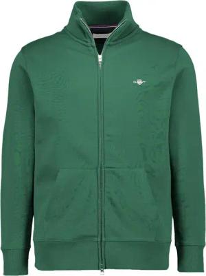Gant Herren Sweatjacke grün unifarben