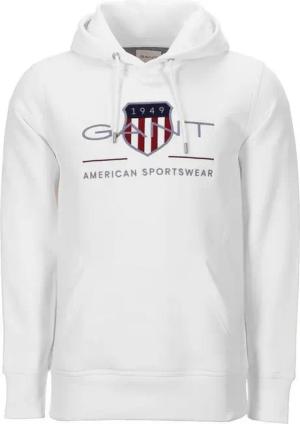 Gant Kapuzenpullover GANT Shield Hoodie weiss Archive Shield Hoodie