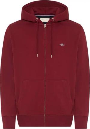 Gant Kapuzensweatjacke REG SHIELD FULL ZIP HOODIE mit Logostickerei auf der Brust