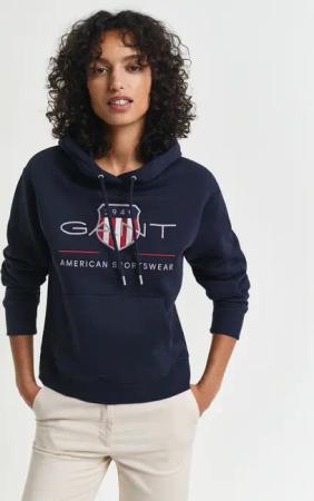 Gant Kapuzensweatshirt "ARCHIVE SHIELD HOODIE", Mit Kapuze mit Kordelzug