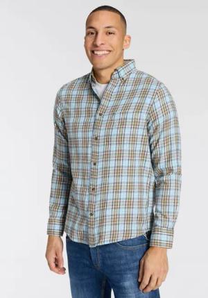 Gant Karohemd "REG WINDBLOWN FLANNEL CHECK SHIRT" Mit Rundhalsausschnitt