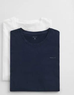 Gant Kurzarmshirt C-NECK T-SHIRT 2-PACK Mit Rundhalsausschnitt