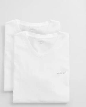 Gant Kurzarmshirt V-NECK T-SHIRT 2-PACK Mit V-Ausschnitt