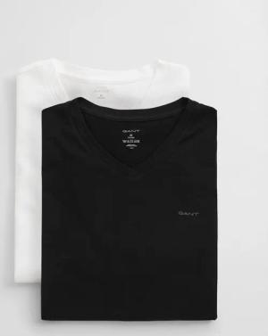 Gant Kurzarmshirt V-NECK T-SHIRT 2-PACK Mit V-Ausschnitt