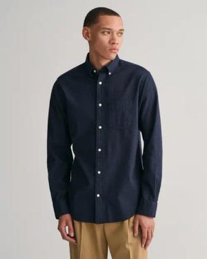Gant Langarmhemd REG FLANNEL MELANGE SHIRT