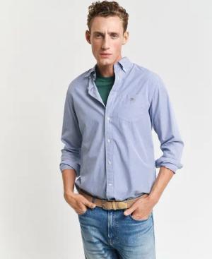 Gant Langarmhemd REG POPLIN BANKER SHIRT Banker Stripe Popeline, leichte Baumwolle