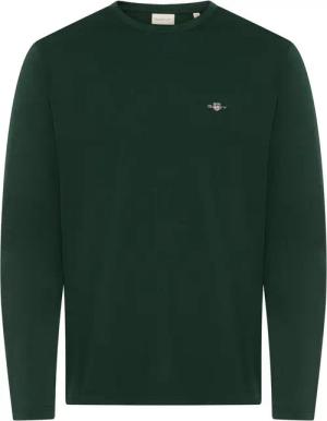 Gant Langarmshirt REG SHIELD LS T-SHIRT mit Logostickerei auf der Brust