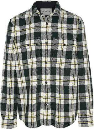 GANT Overshirt  dunkelgrün | S
