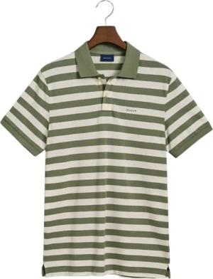 Gant Poloshirt Gestreiftes Pique Polo Kurzarmshirt