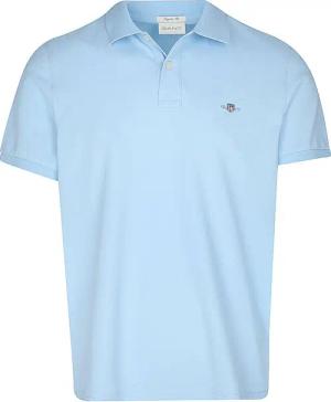 GANT Poloshirt Regular Fit blau | M