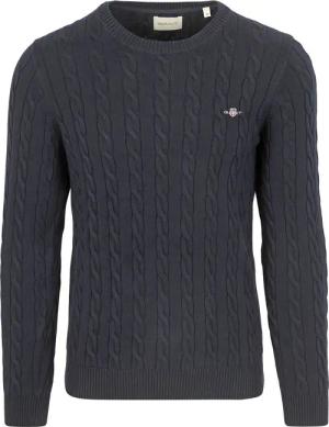 Gant Pullover Cable Navy - Größe 5XL