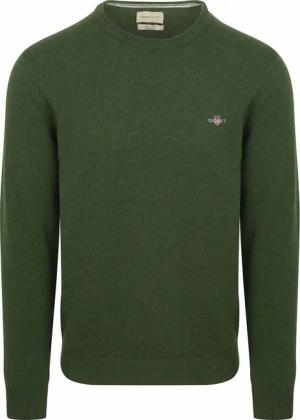 Gant Pullover Lammwolle Moosgrün - Größe XXL