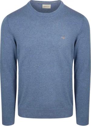 Gant Pullover Melange Blau - Größe XXL